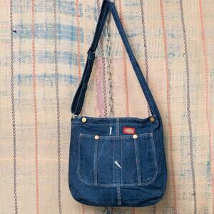 Custom upcycled tote bag / crossbody bag